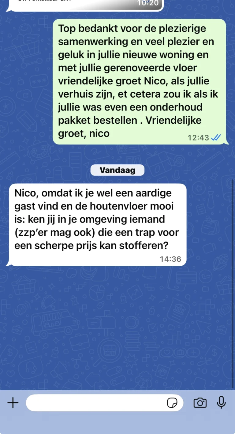 Review positief Nico