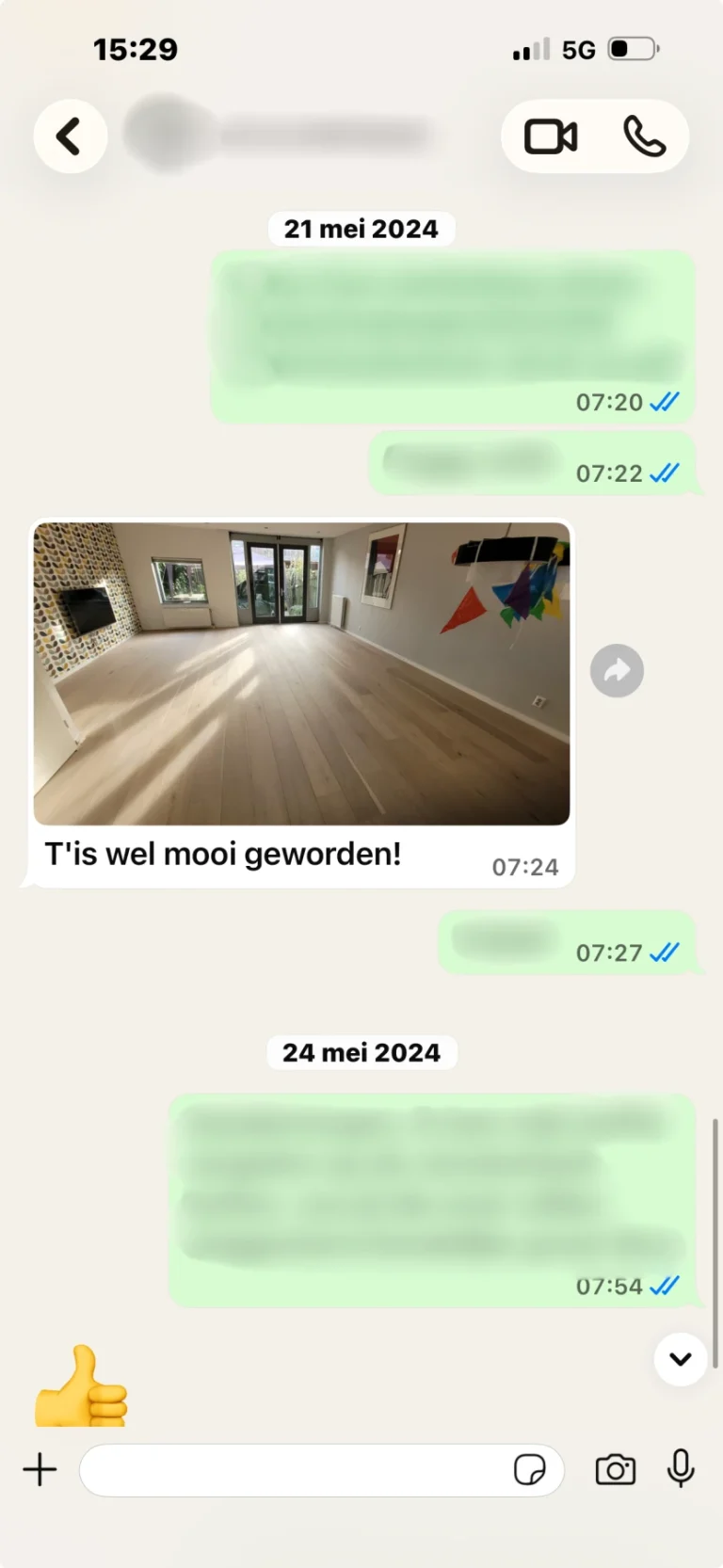 Hij is mooi geworden